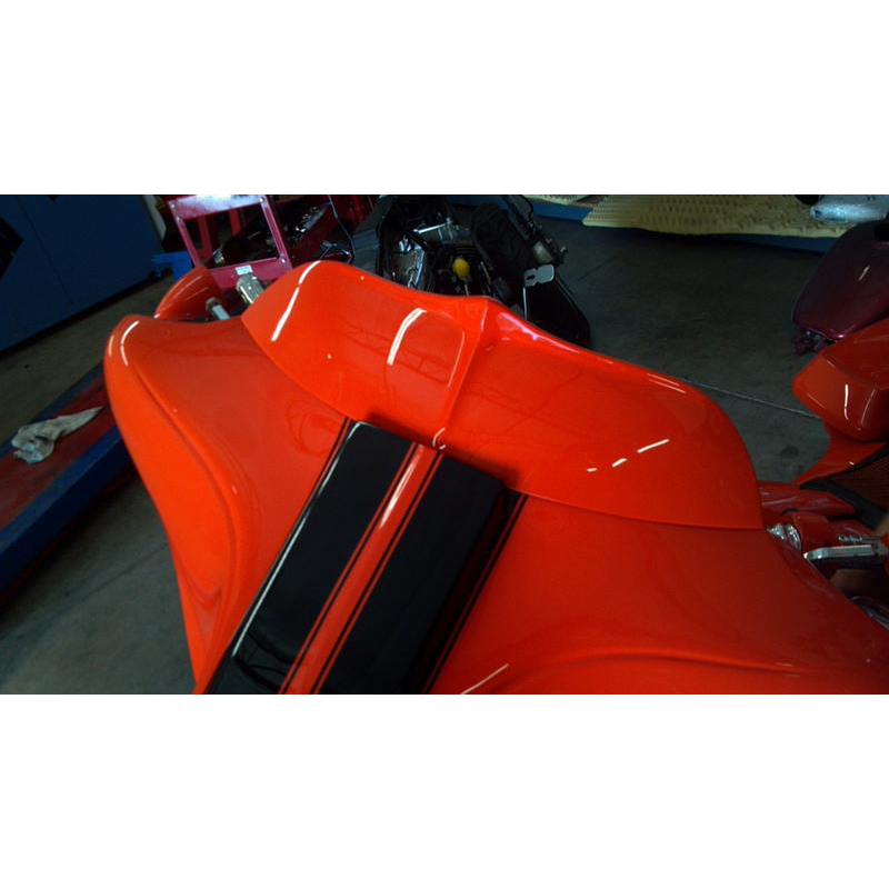 Harley Davidsion Street Glide BMF 3D Windshield 2013-Earlier Paintable